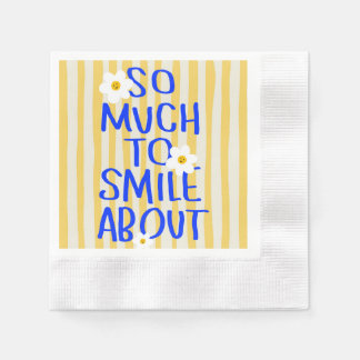 Serviette En Papier Tant de raisons de sourire