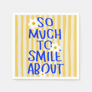 Serviette En Papier Tant de raisons de sourire