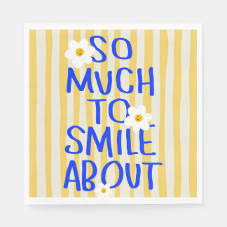 Serviette En Papier Tant de raisons de sourire