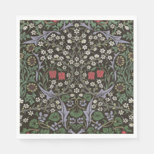 Serviette En Papier Tapisserie florale William Morris Blackthorn