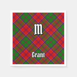 Serviette En Papier Tartan Clan Grant