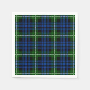 Serviette En Papier Tartan de Forbes de clan