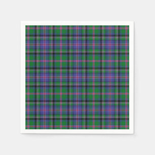 Serviette En Papier Tartan de tonnelier de clan