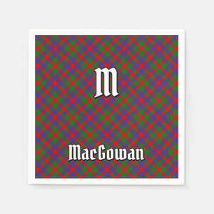 Serviette En Papier Tartan du clan MacGowan