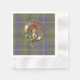 Serviette En Papier Taylor Tartan & Badge