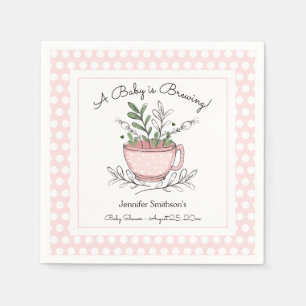 Serviette En Papier Tea Cup Tea Party Baby shower