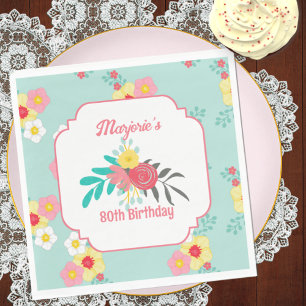 Serviette En Papier Tea Party