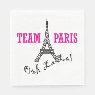 Serviette En Papier "Team Paris"