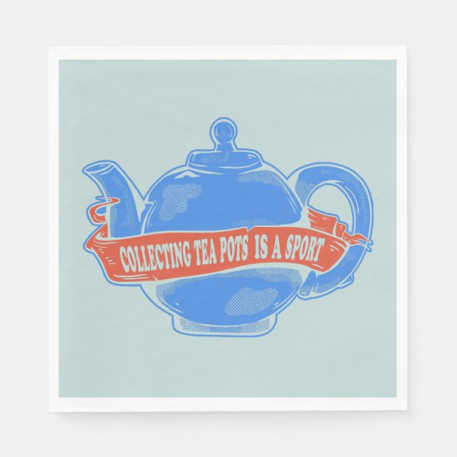 Serviette En Papier Teapot Collecte de théières (Devant)