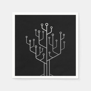 Serviette En Papier Technique du programmeur programmeur de l'arbre de