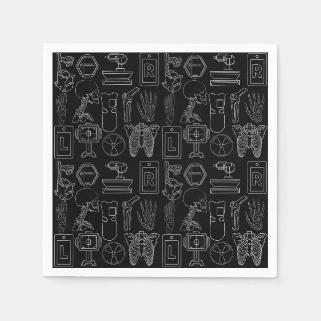 Serviette En Papier Technologie de radiologie (Devant)