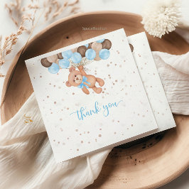Serviette En Papier Teddy Bear Baby shower Nous pouvons à peine attend
