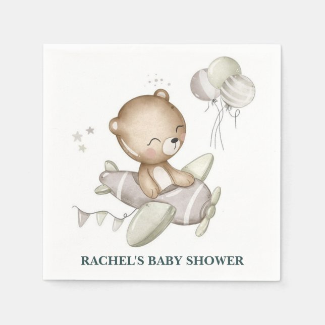 Serviette En Papier Teddy Napkin (Devant)