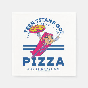 Serviette En Papier Teen Titans Go ! Starfire "Truth Justice Pizza"