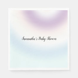 Serviette En Papier Teinture violet blanc bleu Tie