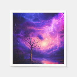 Serviette En Papier Tempête d'éclat