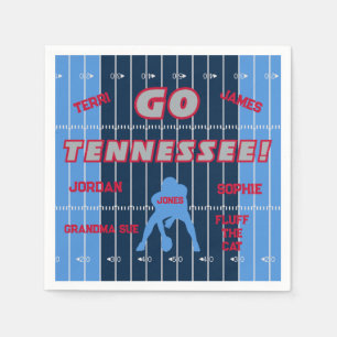 Serviette En Papier Tennessee Football Family Papier Napkin
