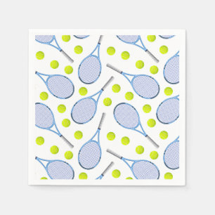 Serviette En Papier Tennis Anniversaire