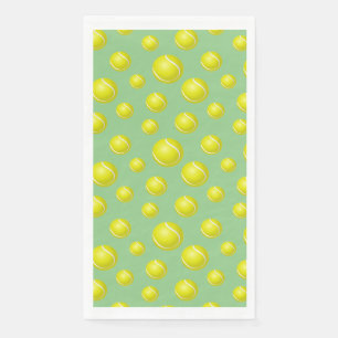 Serviette En Papier Tennis Balls Design Serviette Invitée