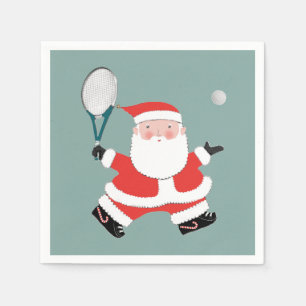 Serviette En Papier Tennis Christmas Holiday