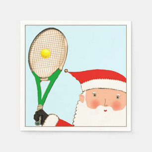 Serviette En Papier Tennis Christmas Holiday Party Naples
