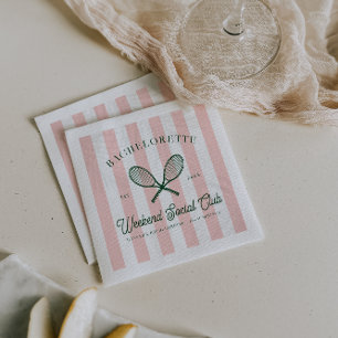 Serviette En Papier Tennis Country Club   Enterrement de vie de jeune 