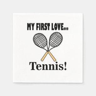 Serviette En Papier Tennis Joueur Anniversaire