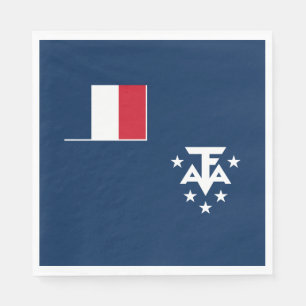Serviette En Papier Terres australes et antarctiques françaises