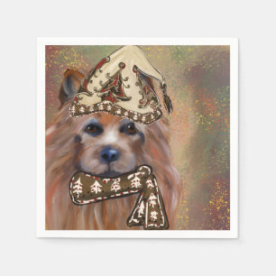 SERVIETTE EN PAPIER TERRIER AUSTRALIEN