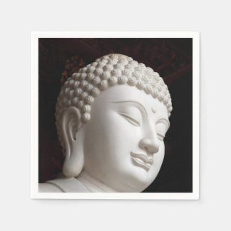 Serviette En Papier Tête de bouddha en pierre