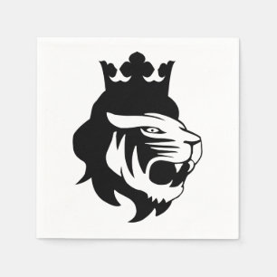 Serviette En Papier Tête du lion