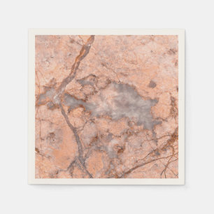 Serviette En Papier Texture de pierre de marbre tendance et cool
