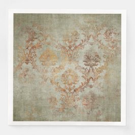 Serviette En Papier Texture des Damas vieilles