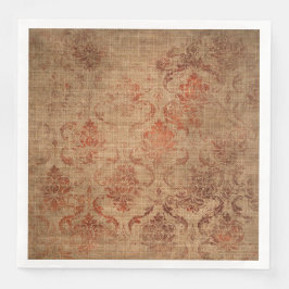 Serviette En Papier Texture des Damas vieilles