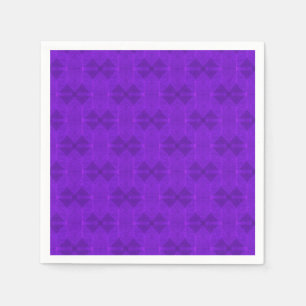 Serviette En Papier Texture géométrique violet vif.