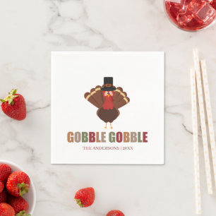 Serviette En Papier Thanksgiving