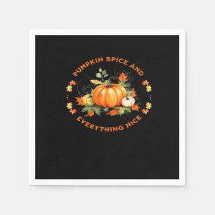 Serviette En Papier Thanksgiving Drôle Citation, épices Citrouilles To