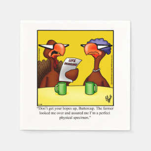Serviette En Papier Thanksgiving Humour Cocktail Party Napkins
