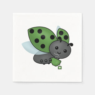 Serviette En Papier Thé à boire Ladybug serviettes