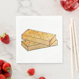 Serviette En Papier Thé de Pain Raccourci écossais Biscuits Boulangeri