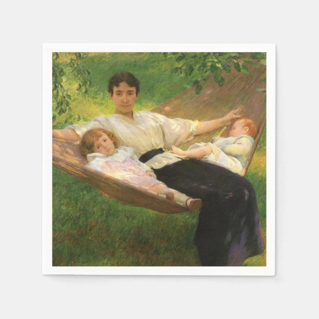 Serviette En Papier The Hammock (par Joseph DeCamp) (Devant)