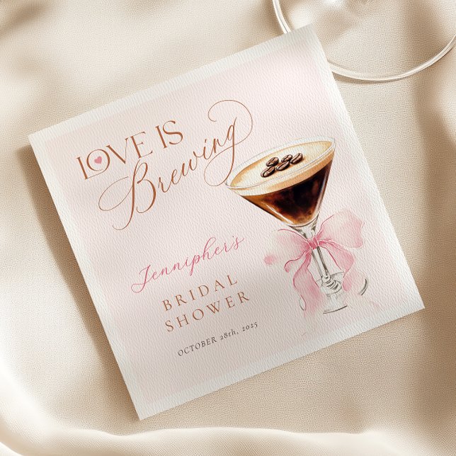 Serviette En Papier Thème Café Mariage Réception (Créateur téléchargé)
