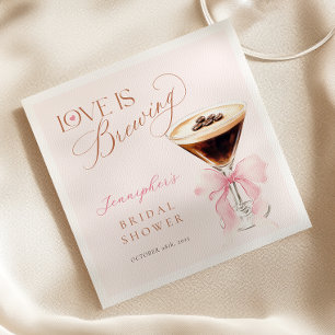 Serviette En Papier Thème Café Mariage Shower