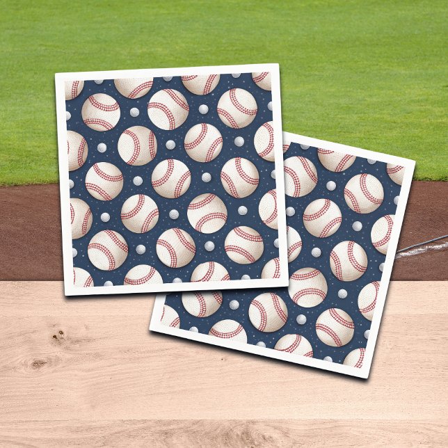 Serviette En Papier Thème de baseball (Créateur téléchargé)