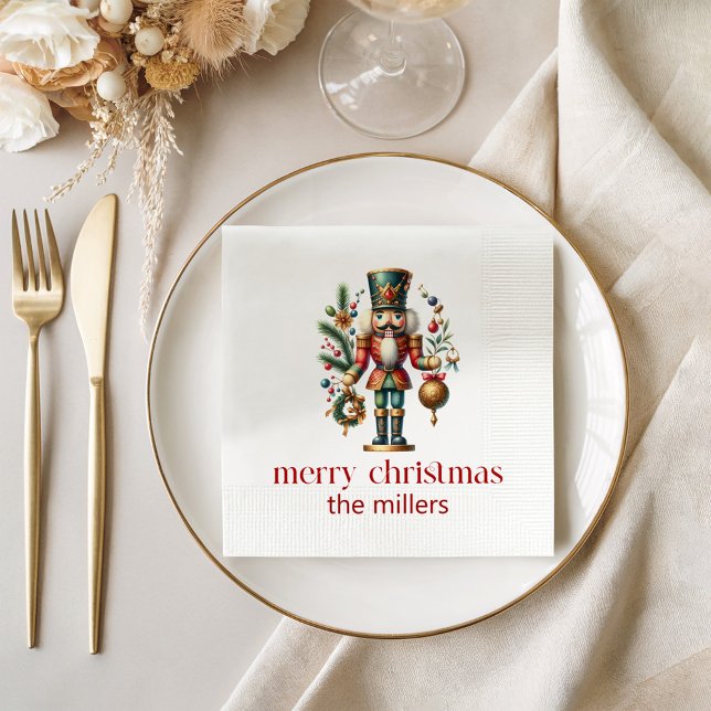 Serviette En Papier Thème de Noël Nutcracker (Créateur téléchargé)