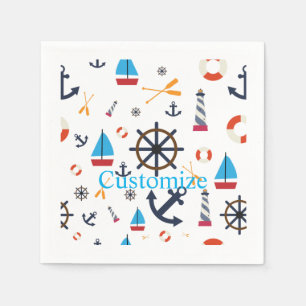 Serviette En Papier Thème nautique Thunder_Cove