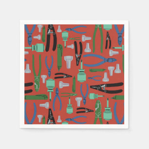 Serviette En Papier Thème professionnel de construction