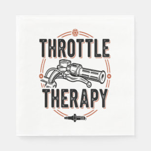 Serviette En Papier Thérapie de gaz Grip Motorcycle