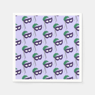 Serviette En Papier Thespian Drama Théâtre Mascarade Masque Mardi Gras