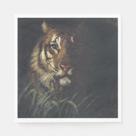 Serviette En Papier Tiger's Head (par Abott Handerson Thayer)